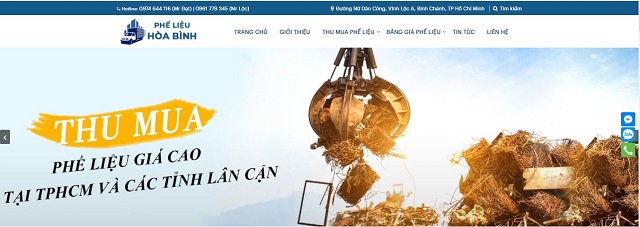 Thu mua phế liệu Bến Lức