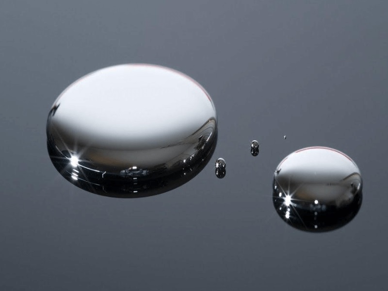 Khối lượng riêng của thủy ngân