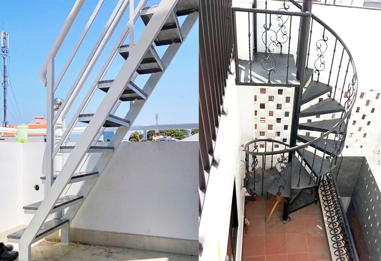 Thanh lý cầu thang sắt cũ