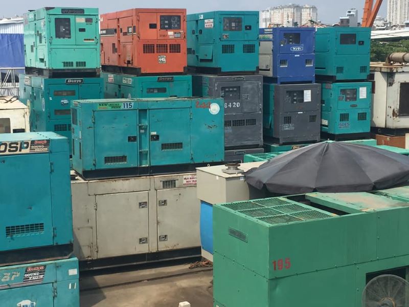 Thu mua máy phát điện cũ thanh lý giá cao, tận nơi, toàn quốc 2025